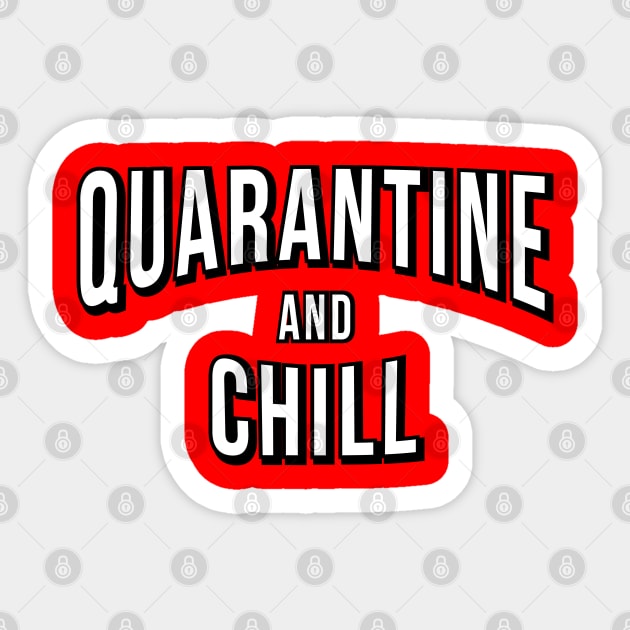 Quarantine And Chill Sticker by portraiteam